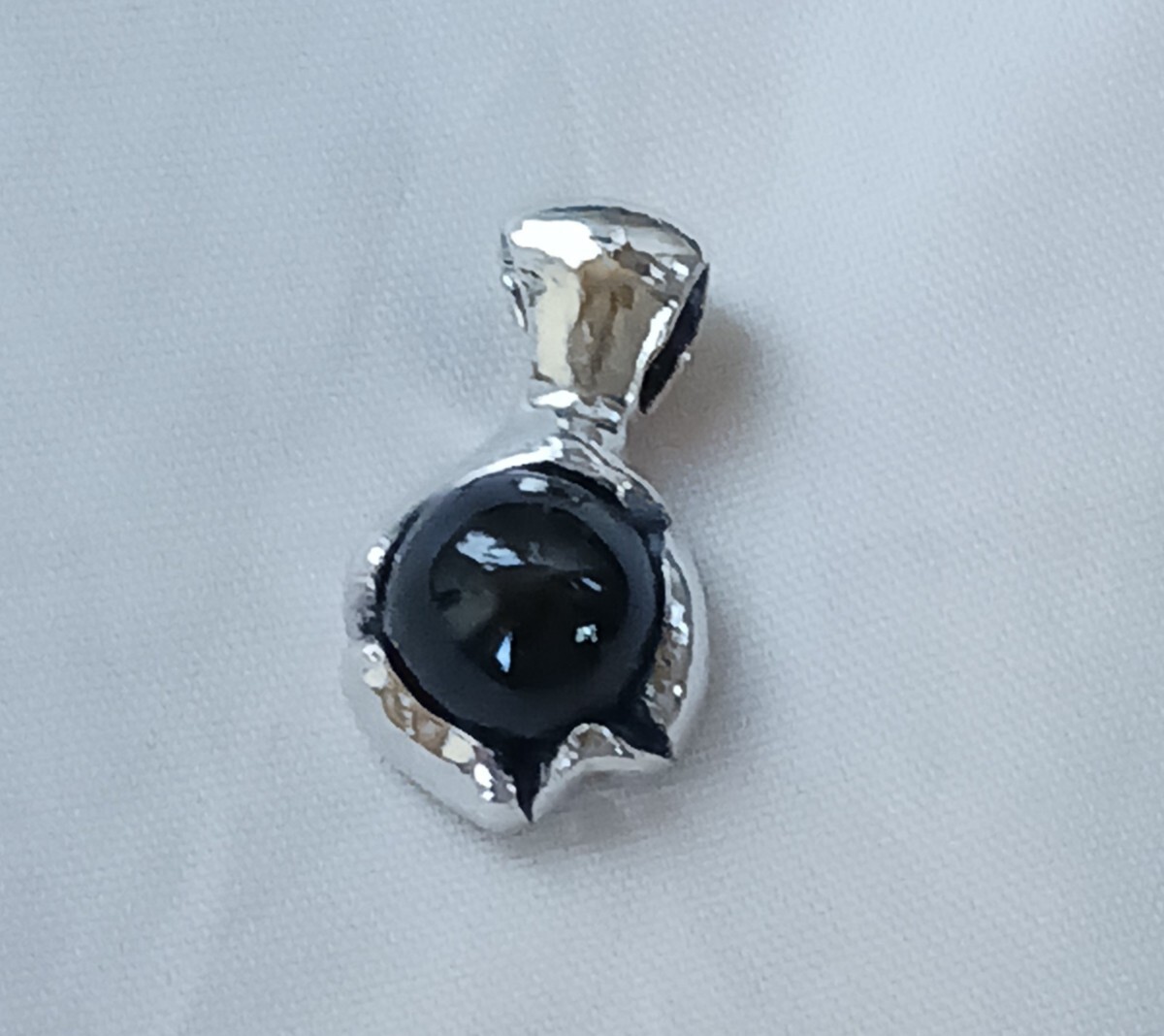 シルバー925 スターダイオプサイド ペンダント オニキス好きに拍卖