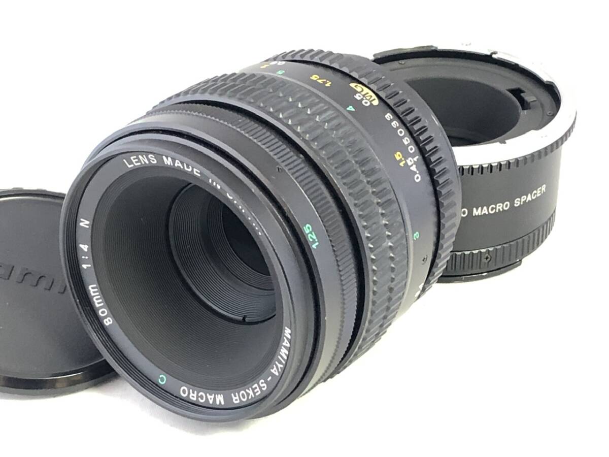 ★実用美品★ マミヤ MAMIYA-SEKOR MACRO C 80mm F4 N / AUTO MACRO SPACER #7009拍卖