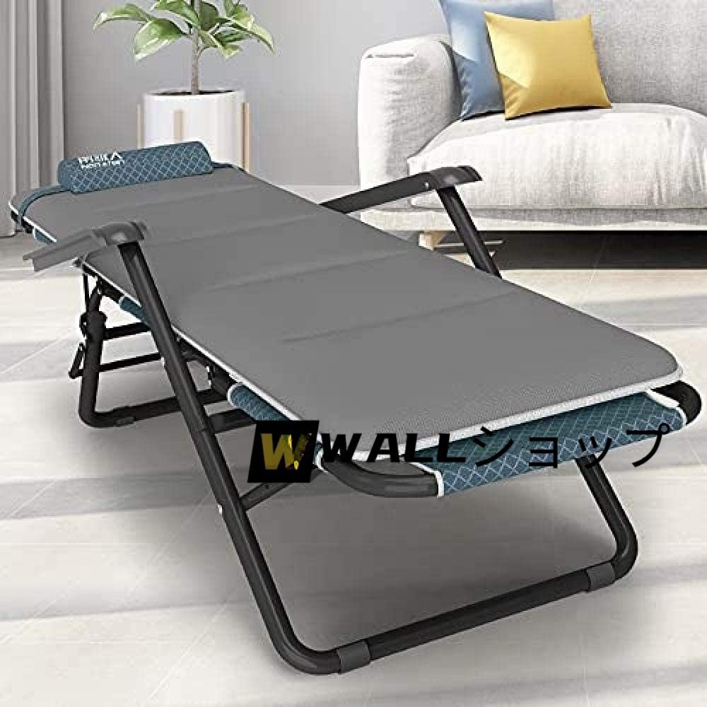 ガーデンラウンジャーとリクライニングチェア 折りたたみ式調節可能なサチェア ガーデンサンベッド フットレスト 3ポジション調整 グレー拍卖