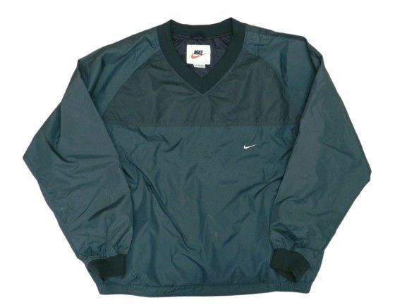 白タグ 90~00s NIKE ナイキ プルオーバー ナイロンジャケット サイズXXL グリーン RN#56323 CA#05553 中古品拍卖