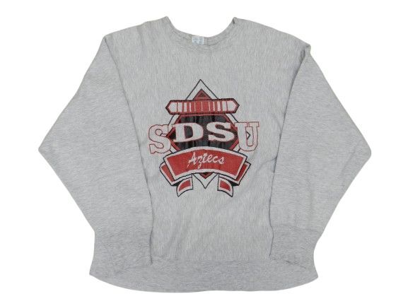 80s トリコタグ チャンピオン リバースウィーブ 長袖スウェット サイズL グレー USA製 プルオーバー トレーナー Champion 中古品拍卖