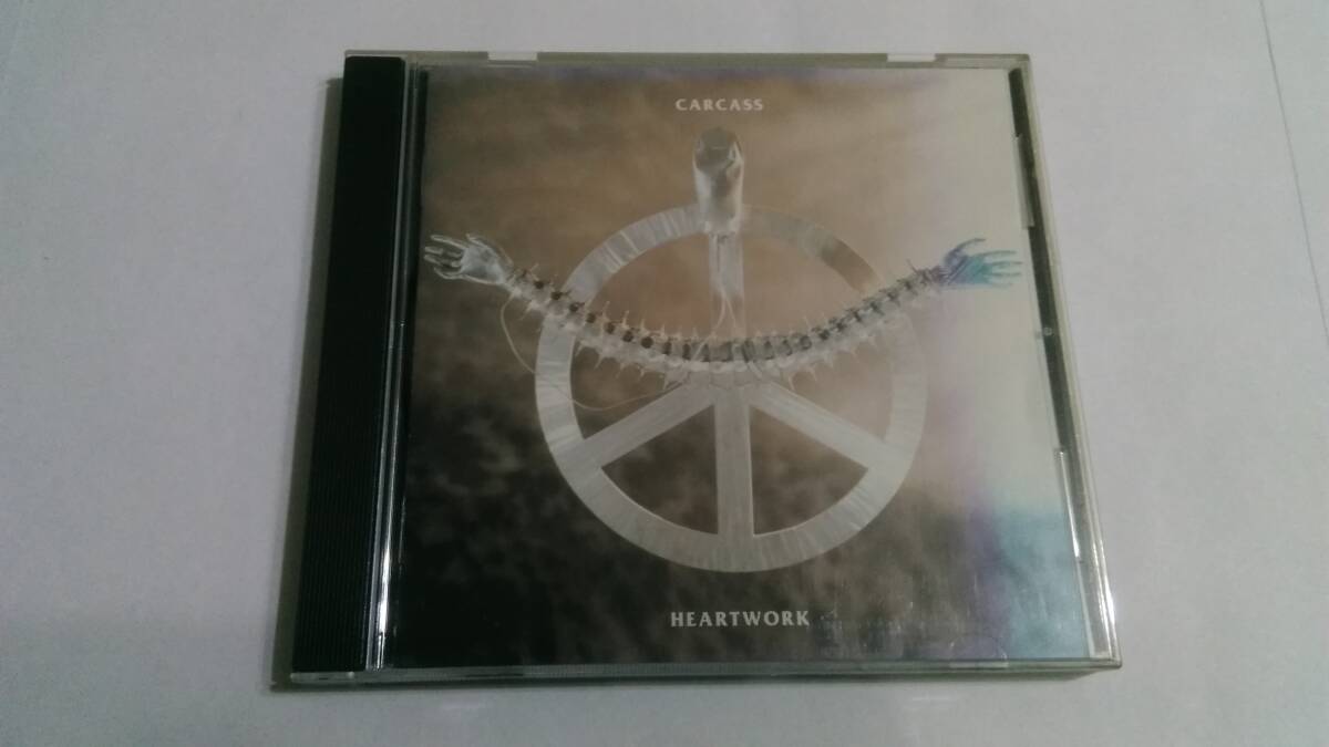 送料込 Carcass - Heartwork☆Exhumed Autopsy Pestilence Suffocation Possessed GRAVE Entombed Morbid Angel Obituary Bolt Thrower 拍卖