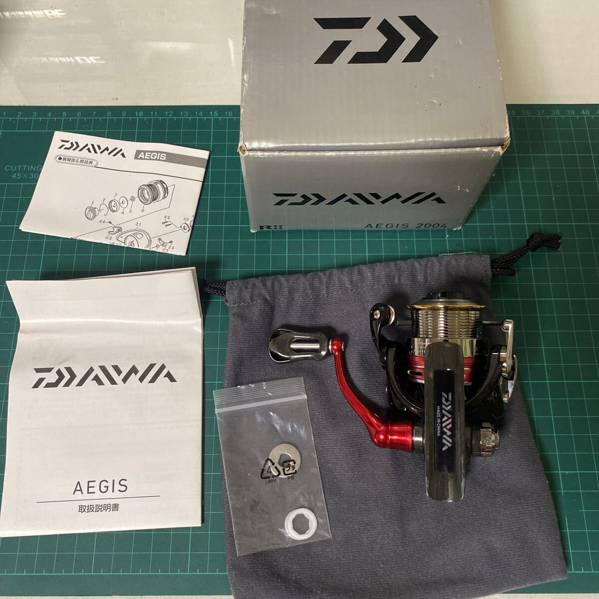 DAIWA ダイワ AEGIS イージス スピニングリール 2004 056171 中古現状品 作動確認良好 管3331拍卖