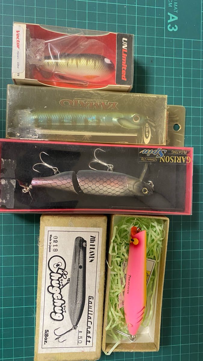 未使用 GARISON Spin ガリソン スピン OSP ヤマト ツレスギル 7TH HEAVEN 5/8oz 他4点セット 管3225 ルアー拍卖