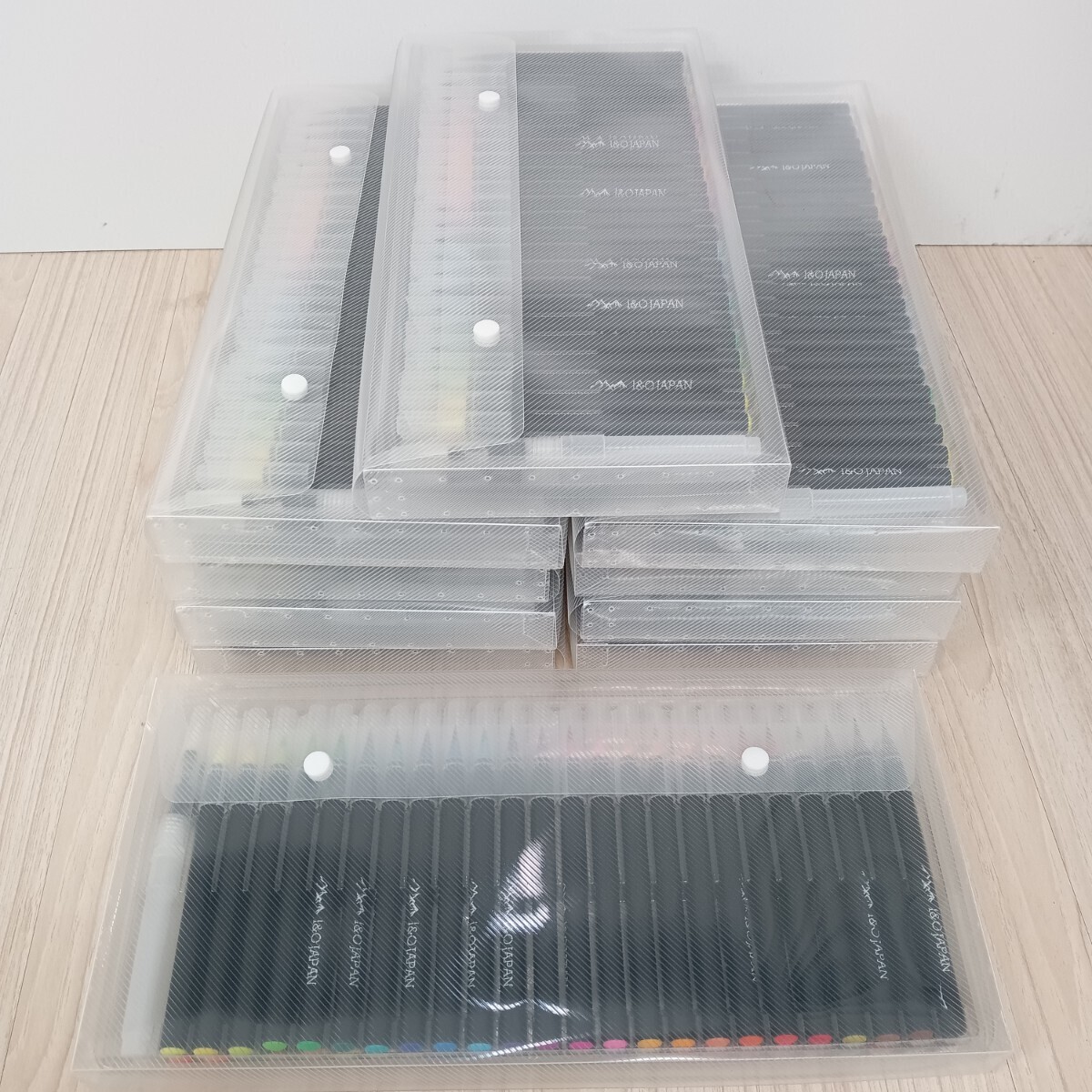 ★B3 I&O JAPAN 水彩画筆 48色 10点セット まとめて 水彩画 筆ペン アート用品 画材 絵筆 一部筆記確認済 保管品 現状品拍卖