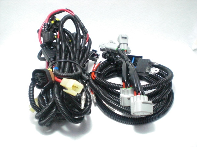 S300系ハイゼット2灯式(ハロゲン)をアトレー4灯式(ハロゲン/HID)にするハーネス 一部加工・欠品あり 4灯化拍卖