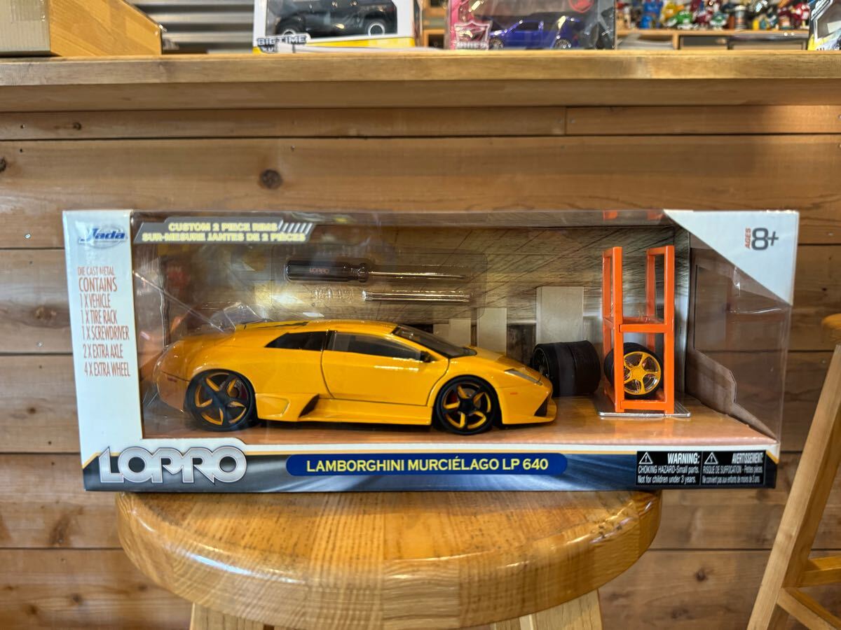 新品  JADA TOYS LOPRO LAMBORGHINI MURCIELAGO LP640 1:24拍卖
