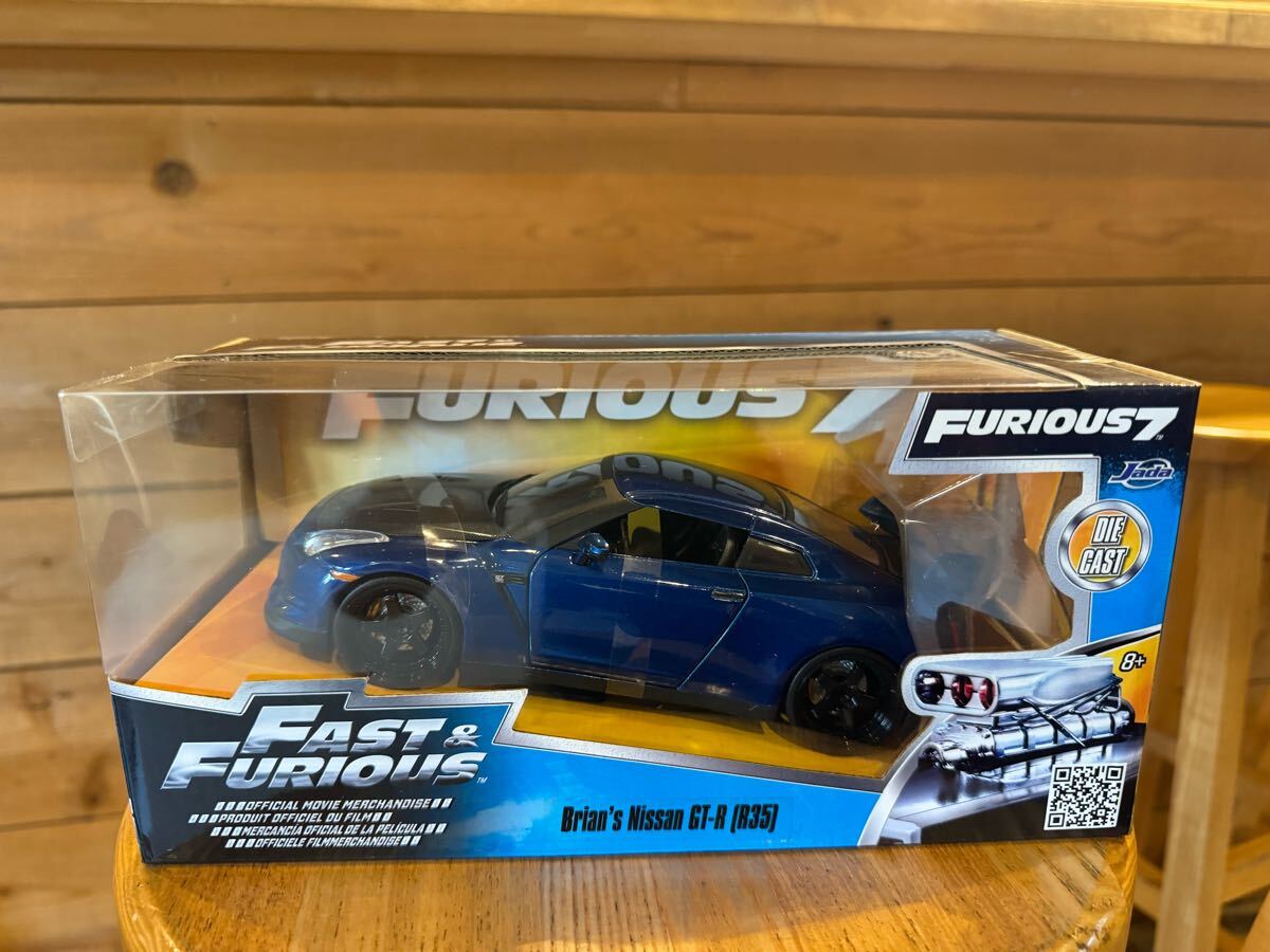新品  Jada toys FAST & FURIOUS BRIAN'S NISSAN GT-R 1:24拍卖