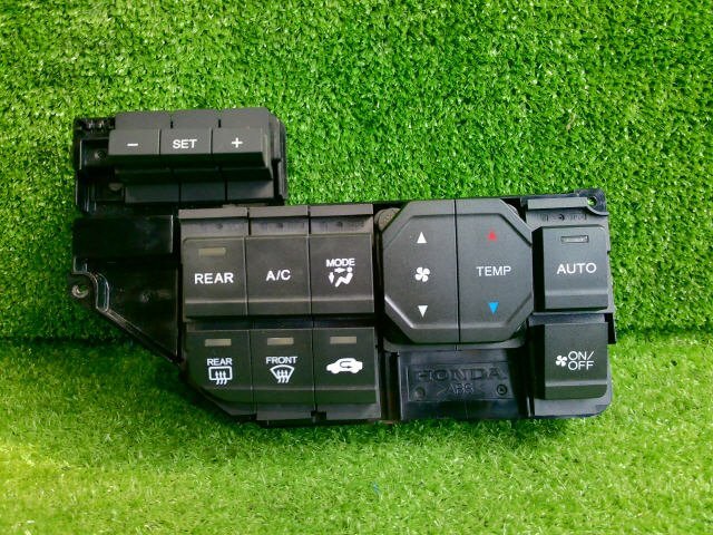4kurudepa H22年 ステップワゴン DBA-RK5 エアコン スイッチ パネル コントロール 79602-SZW-941ZA RK6拍卖