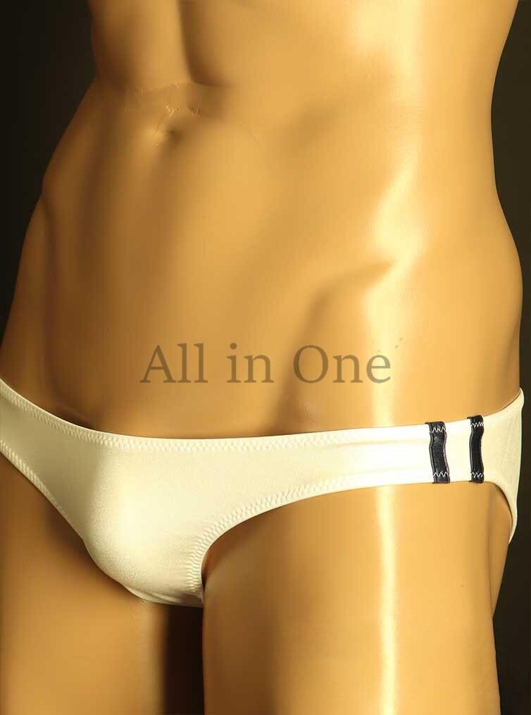 145-410-13 メンズ さらさらシームレス ローライズブリーフ【ホワイト,L】男性 下着 ショーツ Gストリング アンダーウェア パンツ .2拍卖