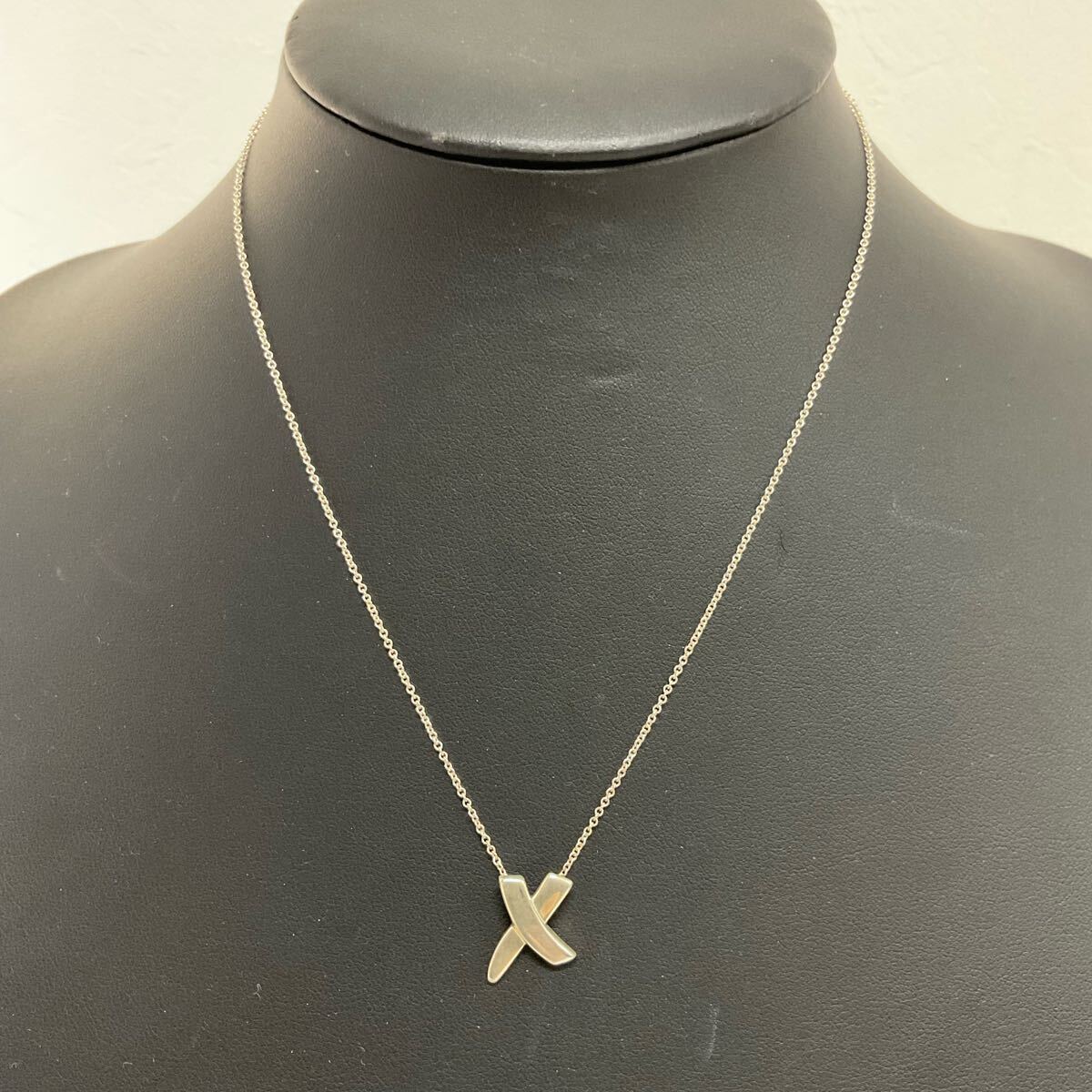 営TT176-60◆ TIFFANY&Co. ティファニー パロマピカソ キス 925刻印あり ネックレス 総重量2.55g ネックレス拍卖