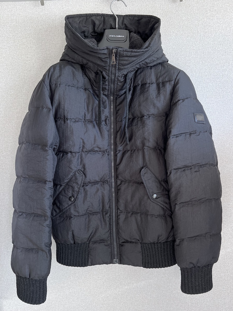 DOLCE&GABBANA プレート付き フードダウンジャケット 46拍卖