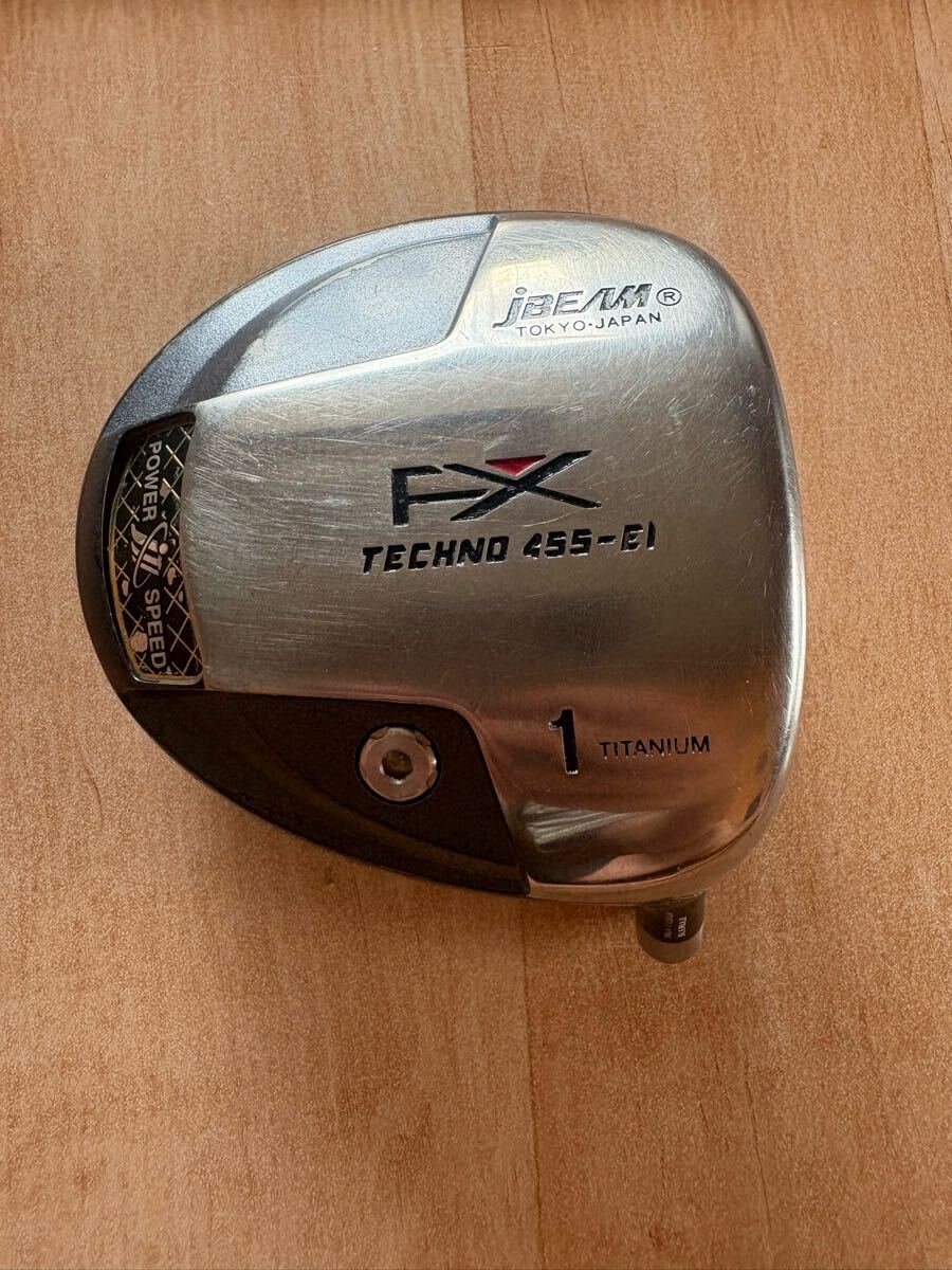 jBEAM FX TECHNO 455-E1 10° ドライバー ヘッド のみ jビーム拍卖