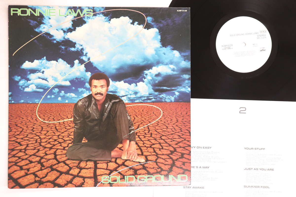 LP Ronnie Laws Solid Ground K28P6128PROMO LIBERTY プロモ /00260拍卖