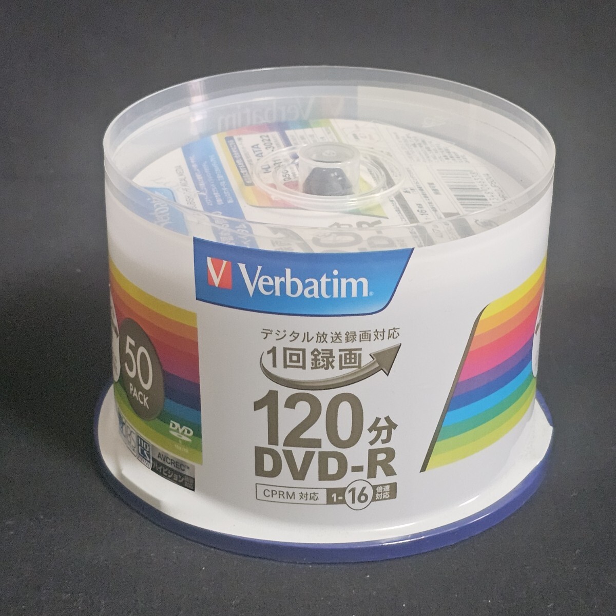 三菱ケミカルメディア Verbatim 1回録画用DVD-R(CPRM) VHR12JP50V4 (片面1層/1-16倍速/50枚)拍卖