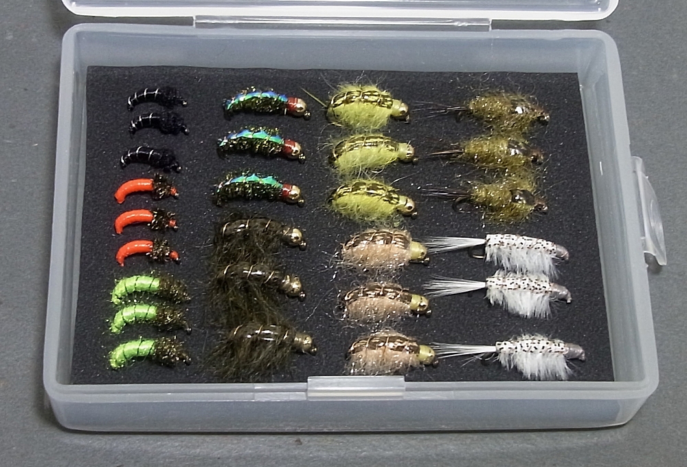 渓流 管理釣り場に! ニンフセット #10-14 27本 BOX入拍卖