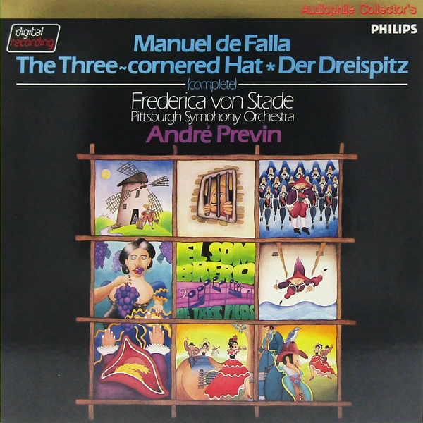 LP☆ ファリア 三角帽子 フォン・シュターデ プレヴィン Falla The Three-Cornered Hat VON STADE PREVIN(30PC-29)【Chris Verschoor】拍卖