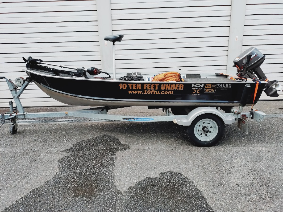 74売切 シーニンフ 12フィート Vハルソレックストレーラー フルセット 福岡市 引き取り大歓迎 近県配送可拍卖