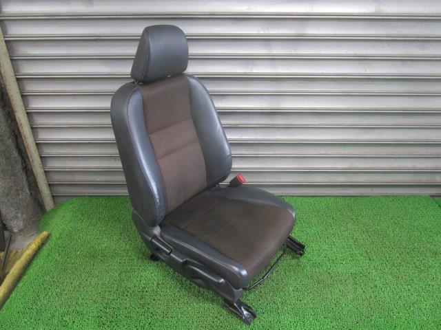 フィットシャトル DAA-GP2 ドライバーシート 運転席シート 81131-TF7-J21ZB レザー ダークブラウン ブラック /50308拍卖