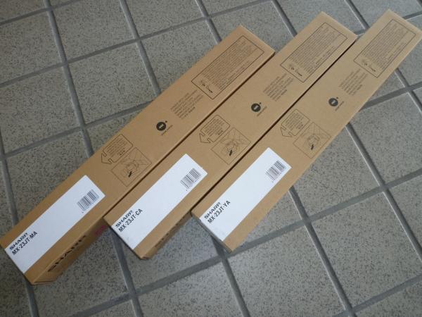 シャープ 複合機MX3614/3114/2514/3611/2310/2517/3117/3111/2311用トナー MX23JTCA/MA/YA 3色まとめて 国内純正品 MX-23JT カラー拍卖