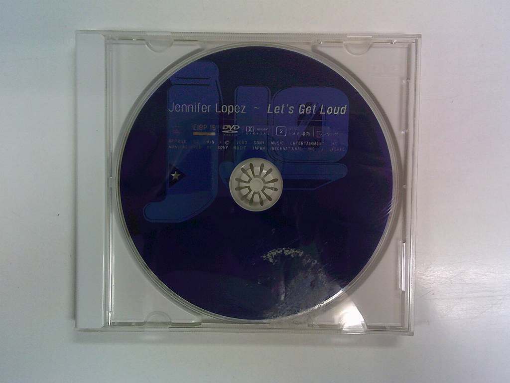PD5★DVD Jennifer Lopez ジェニファー・ロペス Let's Get Loud EIBP 15 ディスクのみ 起動確認済み 研磨・クリーニング済み拍卖