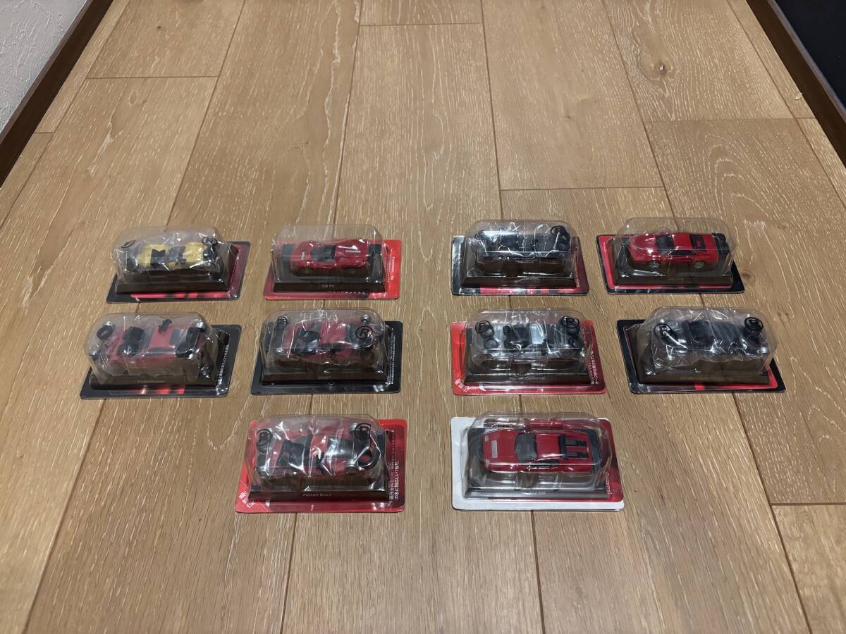 京商 1/64 フェラーリ 10台セット ENZO 250 Testarossa 328 GTB 330 P4 456 GT 512 BB 550 Pininfarina F12 ミニカー コレクション拍卖