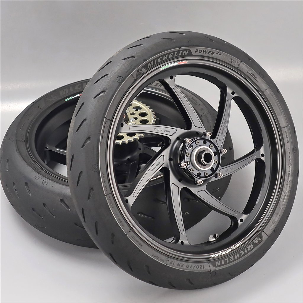 ♪CBR600RR PC37/'05-'06 マルケジーニ M7RS GENESI アルミ鍛造ホイール 前後SET 美品 (H0630Z18) 検索/国内仕様拍卖