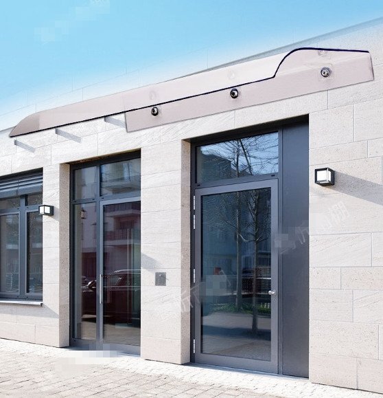 遮蔽雨戸無架台窓庇ベランダ家庭用透明静音遮蔽雨戸耐力板太陽光板雨掛け拍卖