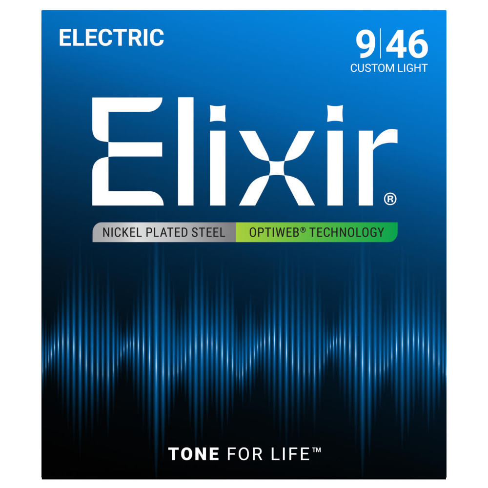 エリクサー ELIXIR 19027 Optiweb Custom Light 09-46 エレキギター弦拍卖
