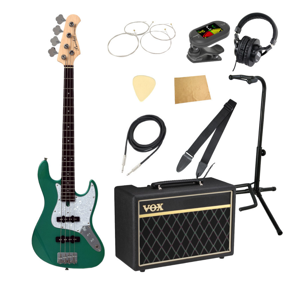 エレキベース 入門セット バッカス ミニジャズベース WJB-Mini GRM VOXアンプ付き 10点セット BACCHUS ベース 初心者セット拍卖