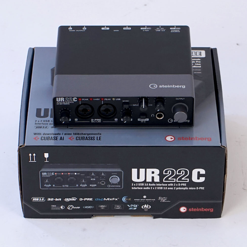 【中古】 オーディオインターフェイス Steinberg UR22C スタインバーグ USBオーディオインターフェース拍卖