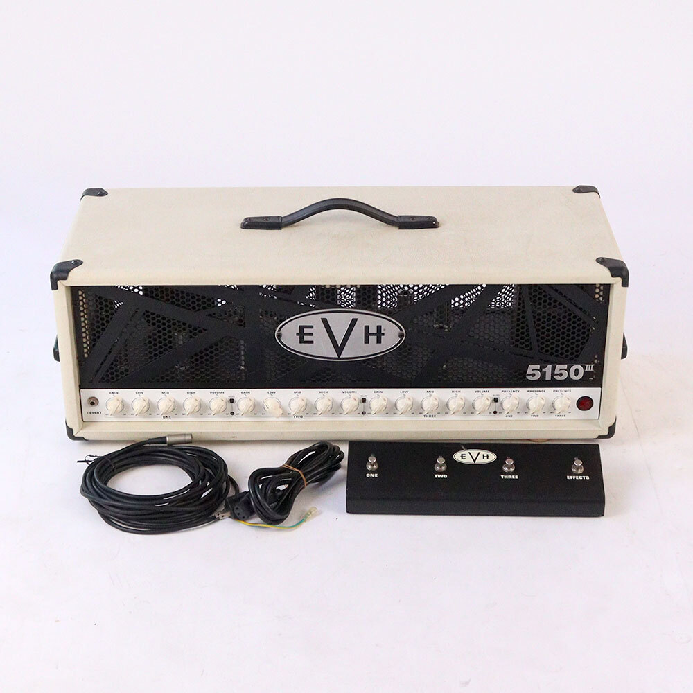【中古】EVH 5150III 100W Head Ivory チューブギターアンプヘッド JPN 100V仕様拍卖