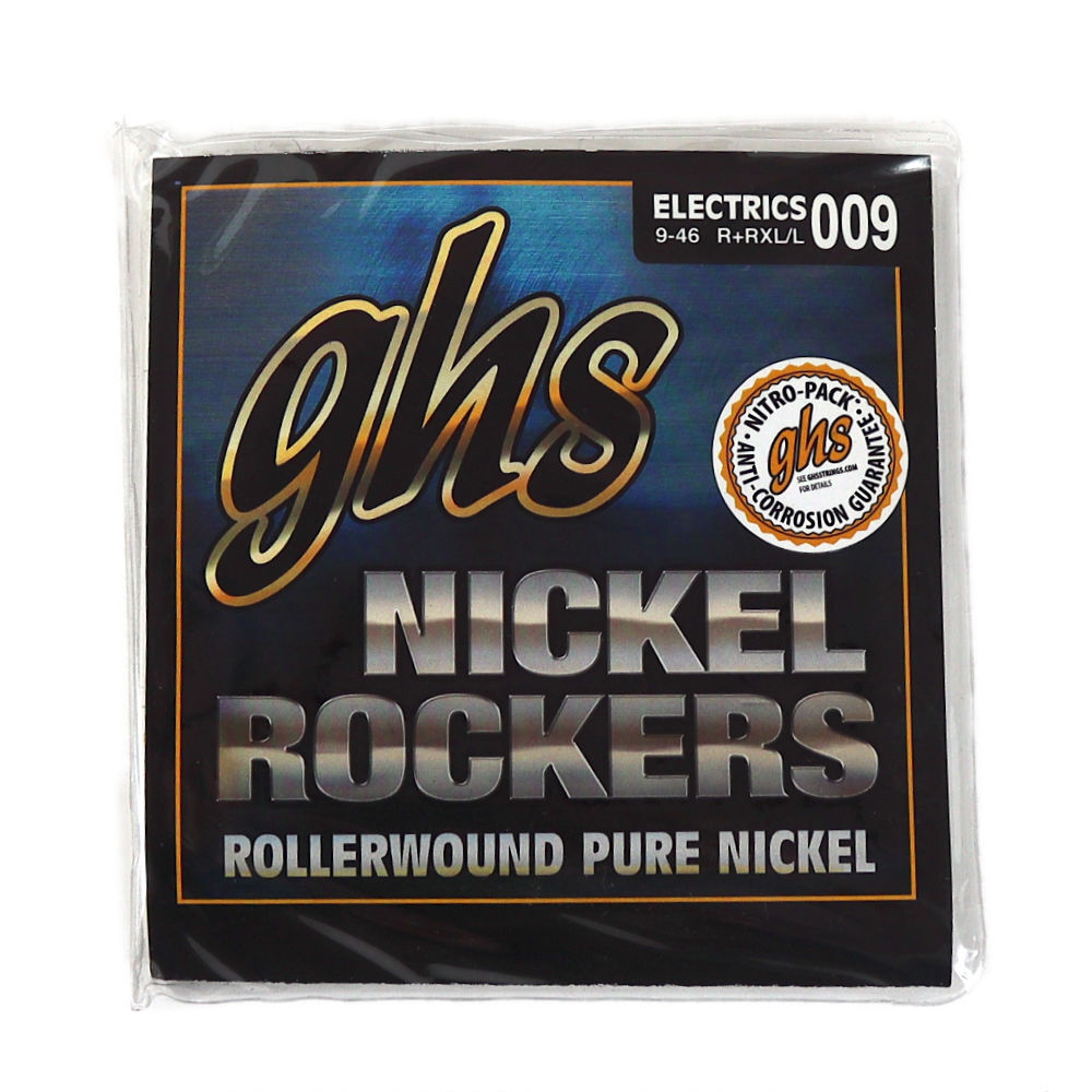 GHS R+RXL/L Nickel Rockers EXTRA LIGHT/LIGHT 009-046 エレキギター弦拍卖