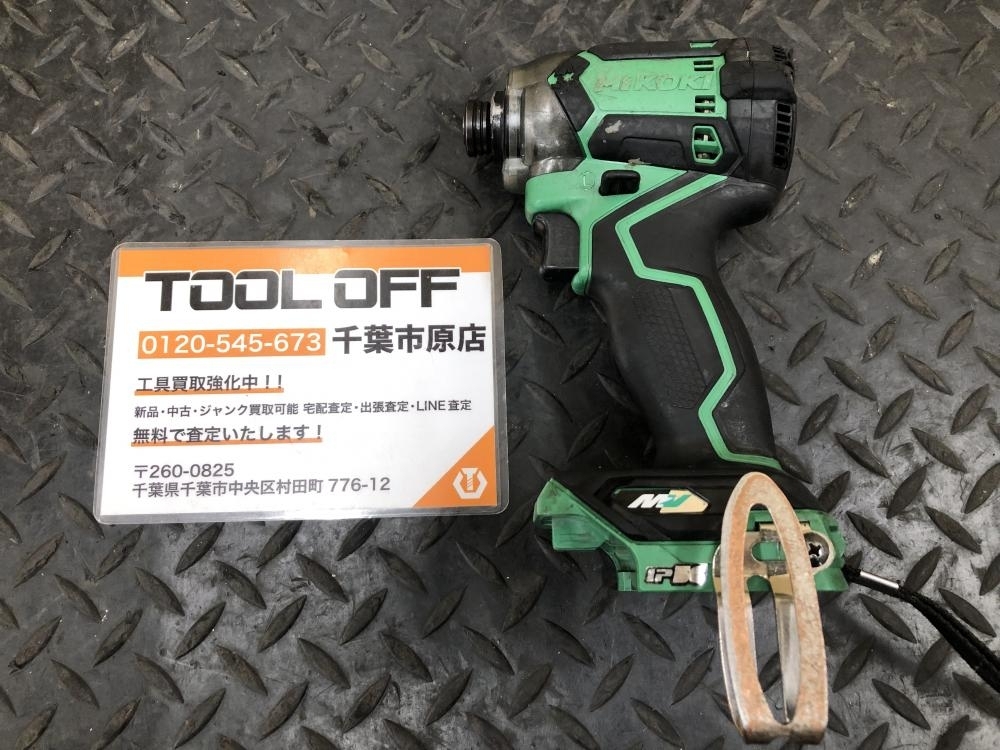 017◇おすすめ品・即決価格◇ハイコーキ HiKOKI コードレスインパクトドライバ 型式不明 おそらくWH36DC ※本体のみ拍卖