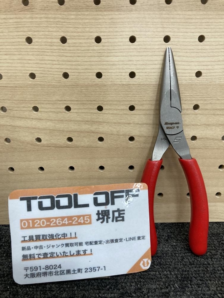 011◎未使用品・即決価格◎Snap-on スナップオン ニードルノーズプライヤー 95ACF拍卖