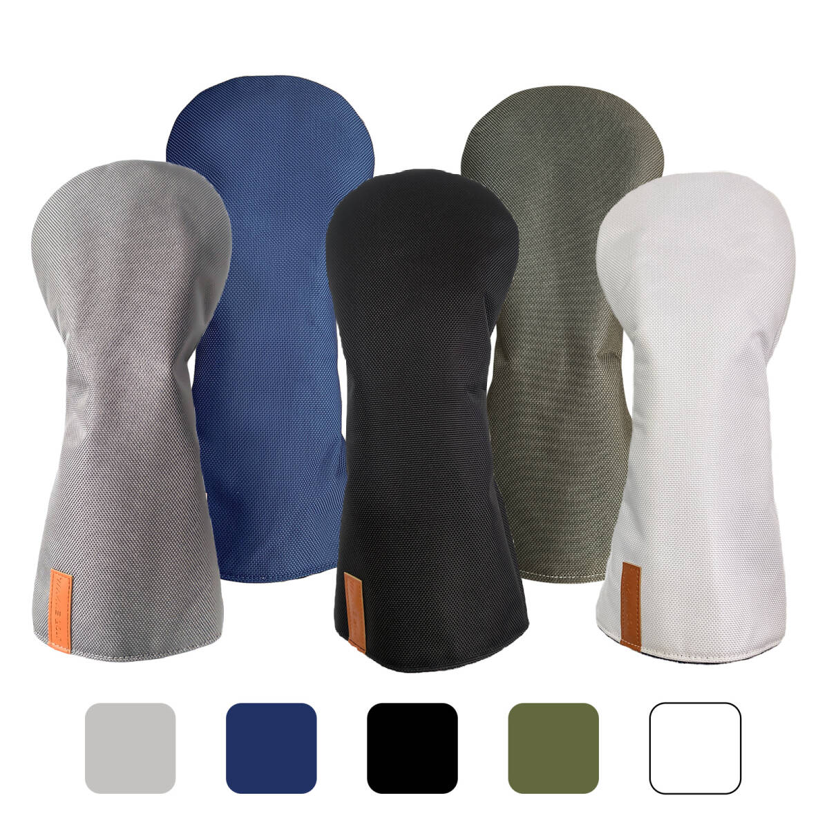 ヘッドカバー ドライバー ヘッドカバー ウッド カバー ユーティリティ ゴルフ UT カバー 防水仕様440cc 460cc用 無地ナイロン 4点セット 拍卖