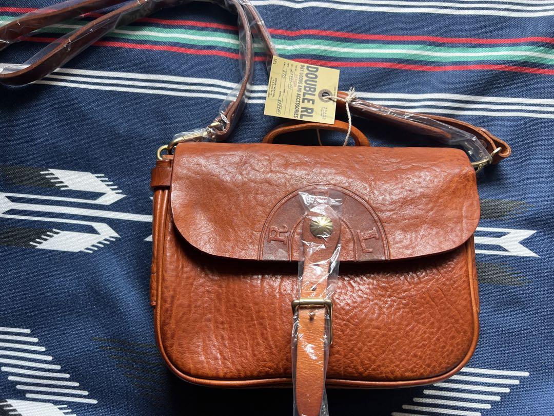 【新品】RRL ダブルアールエル レザー ショルダーバック拍卖
