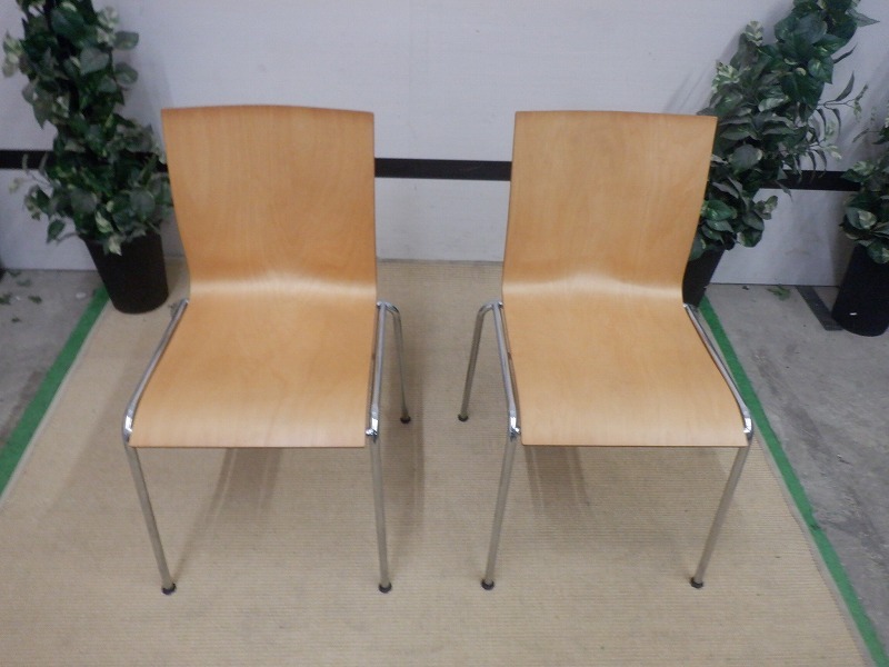 TKR7G-34-⑤/Engelbrechts/エンゲルブレヒト/チェリックチェア/ナチュラルビーチ/椅子/2個セット拍卖