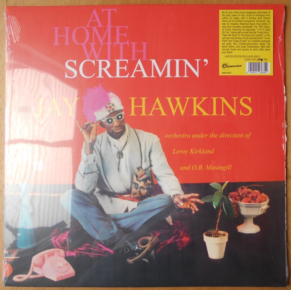 ■新品■Screamin' Jay Hawkins スクリーミン・ジェイ・ホーキンス/at home with(LP) カラー(CLEAR)レコード拍卖