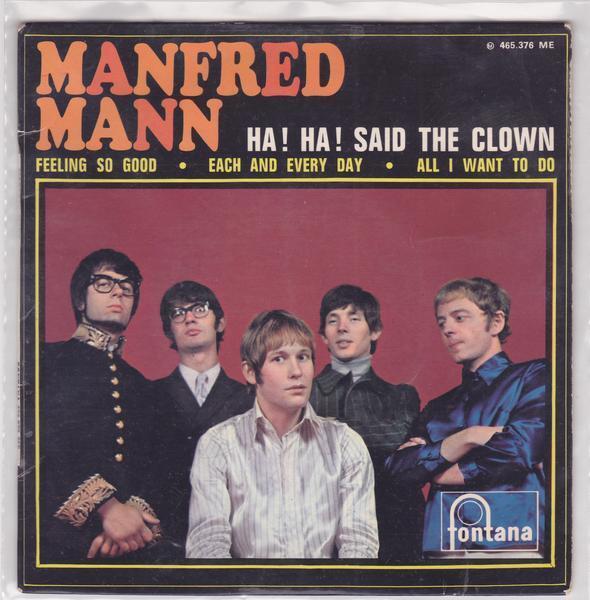 ■中古品■Manfred Mann マンフレッド・マン/ha! ha! said the clown +3(USED 7 INCH SINGLE EP)拍卖