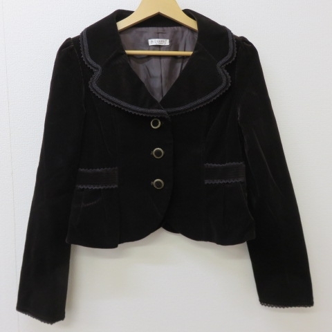 R461★アクシーズファム コーデュロイジャケット M 茶系 7/3★A拍卖