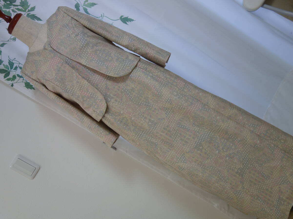 ★本場白大島紬からドレスとジャケット 訳あり★9~11号拍卖