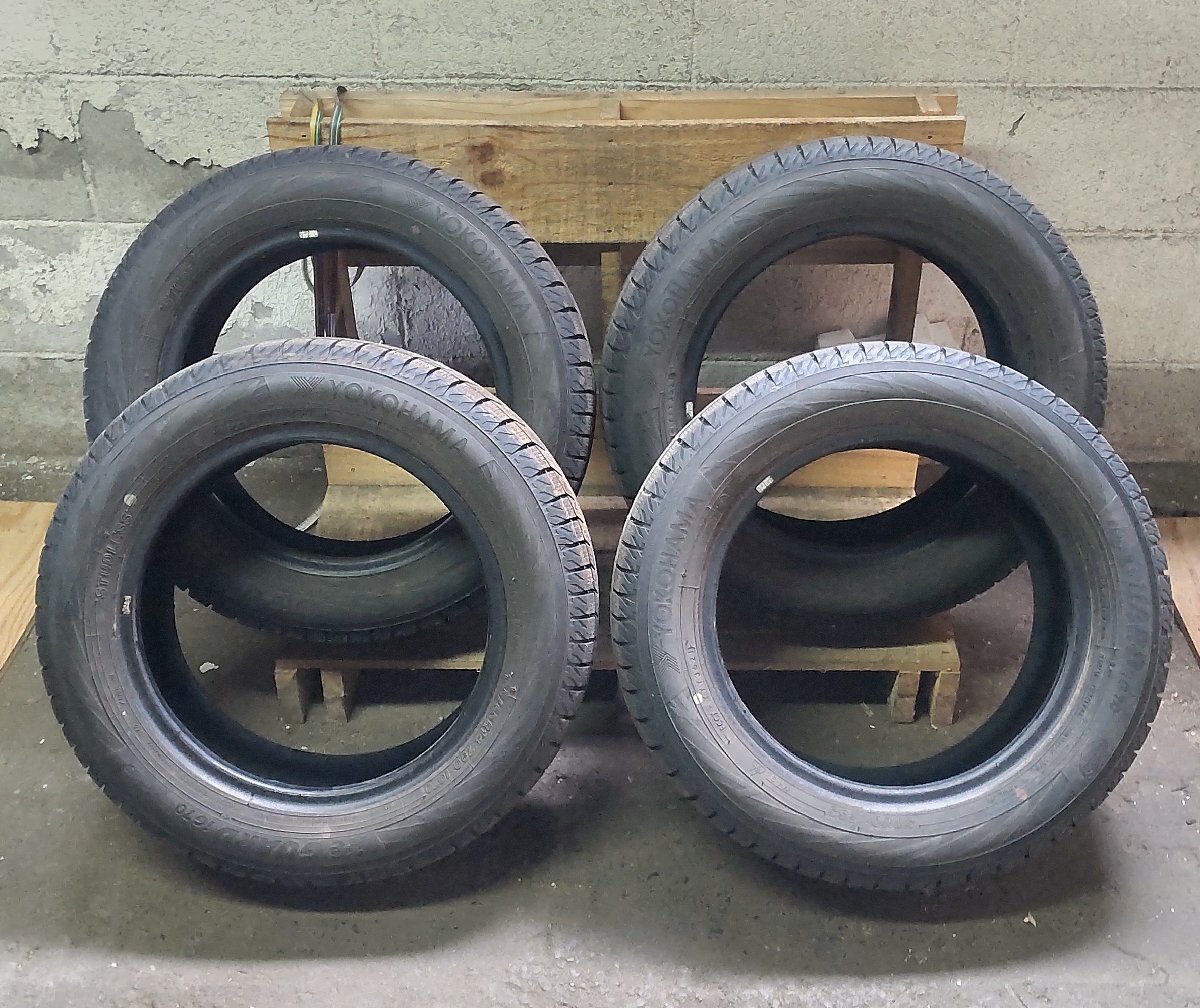 スタッドレス タイヤ 4本 2021年製 165/65R14 79Q YOKOHAMA iceGUARD iG70 7.2-7.6 中古拍卖