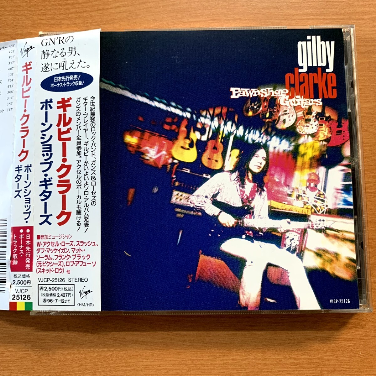 中古CD Gilby Clarke / ギルビー・クラーク『Pawnshop Guitars』国内盤/帯有り VJCP-25126【1020】GN'R拍卖