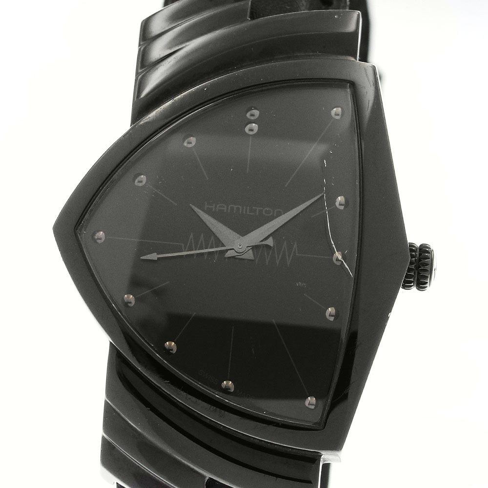 ハミルトン HAMILTON H244010 ベンチュラ フルブラック クォーツ メンズ _898881【ev10】拍卖