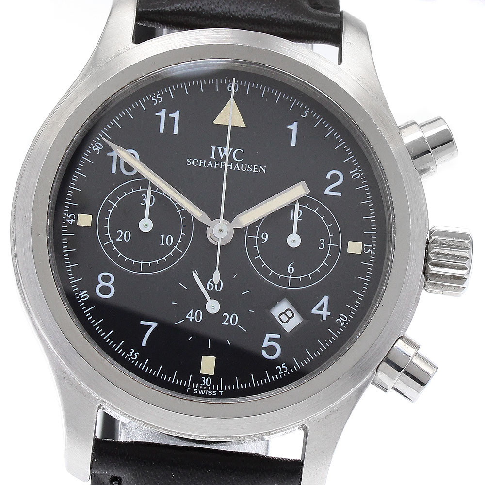 IWC IWC SCHAFFHAUSEN IW374101 フリーガー クロノグラフ クォーツ メンズ _892110拍卖