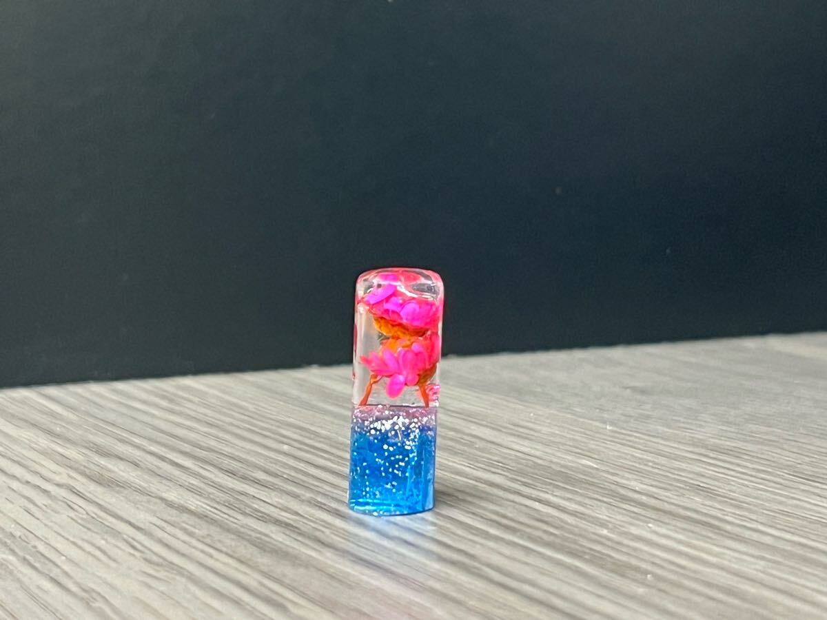 水中花 ヒータースイッチ エアコンスイッチ ノブ ピン つまみ 青/ピンク ラメ入り デコトラ 当時 昭和 旧車 軽トラ 軽箱 80年代 暴走族拍卖