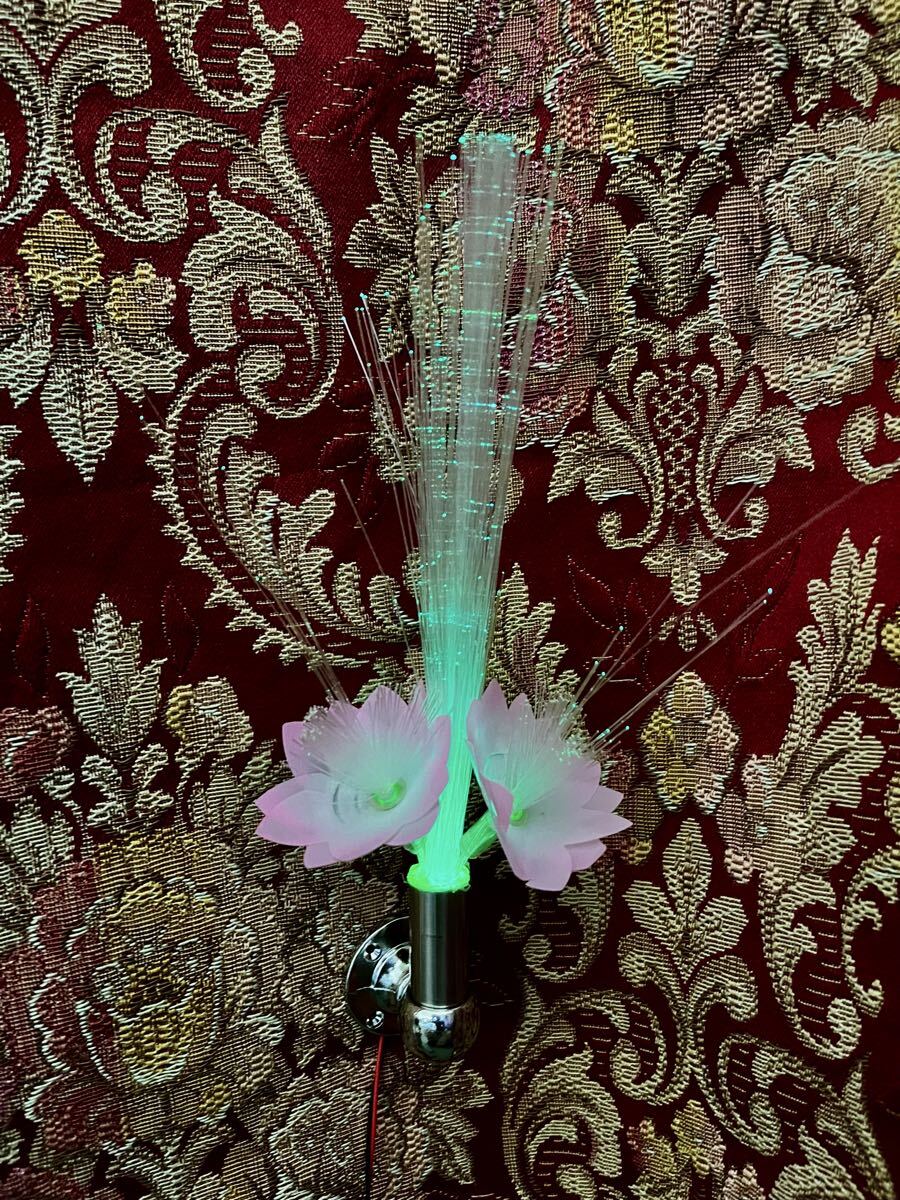 光ファイバー フラワー ファイバーライト 花 水中花 LED デコトラ トラック野郎 一番星 昭和 当時 暴走族 旧車會 グラチャン 80年代 レトロ拍卖