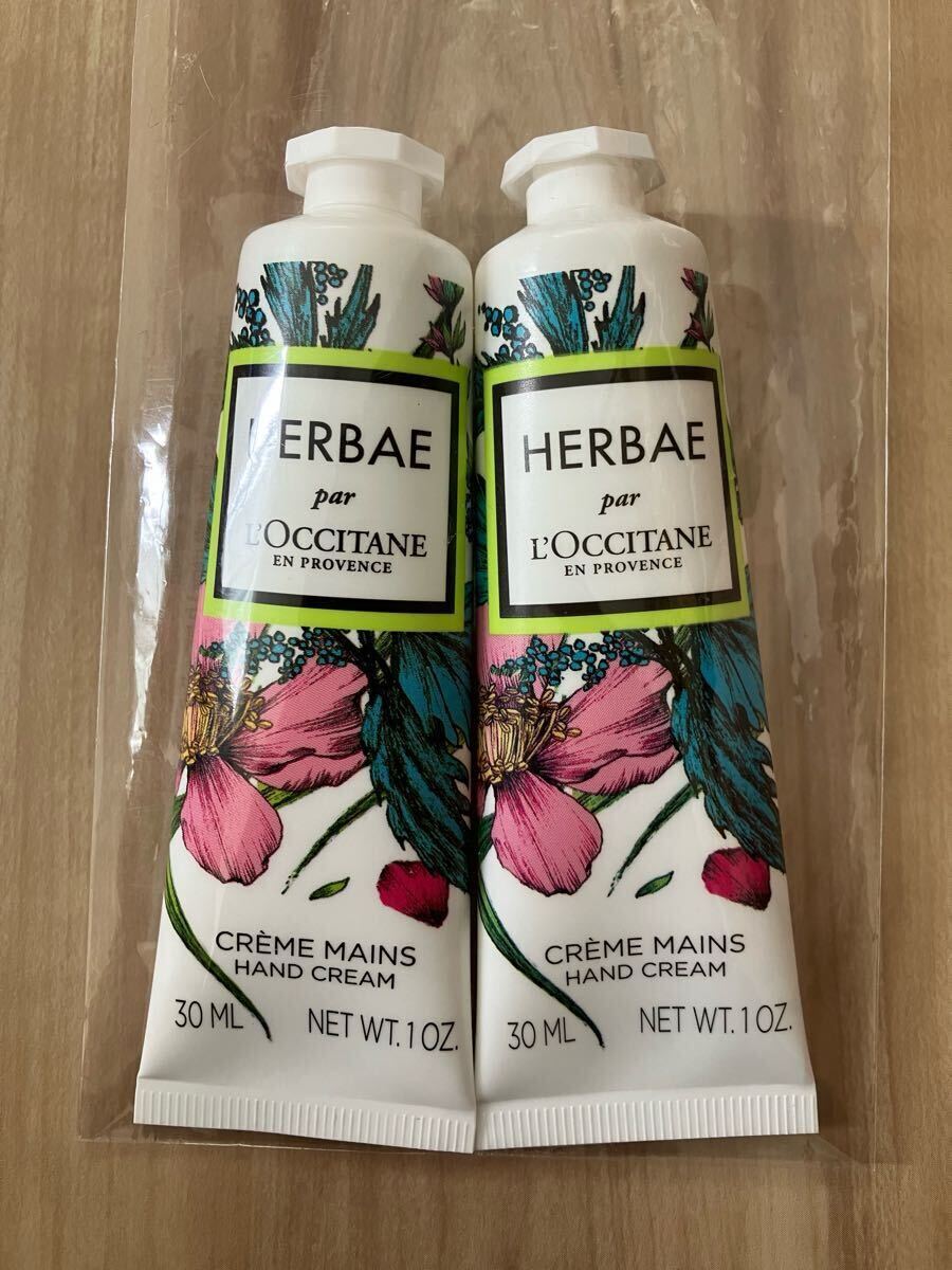 新品!!ロクシタン☆ハンドクリーム 30ml×2☆HB エルバヴェール L'OCCITANE拍卖