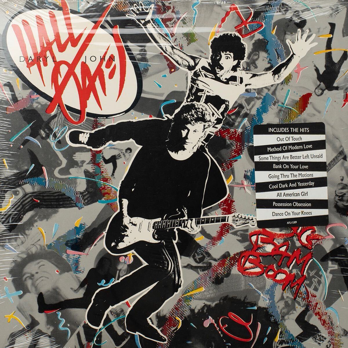 US盤 Daryl Hall John Oates Big Bam Boom / AFL1-5309 / ハイプステッカー・シュリンク付き Vinyl LP レコード 拍卖